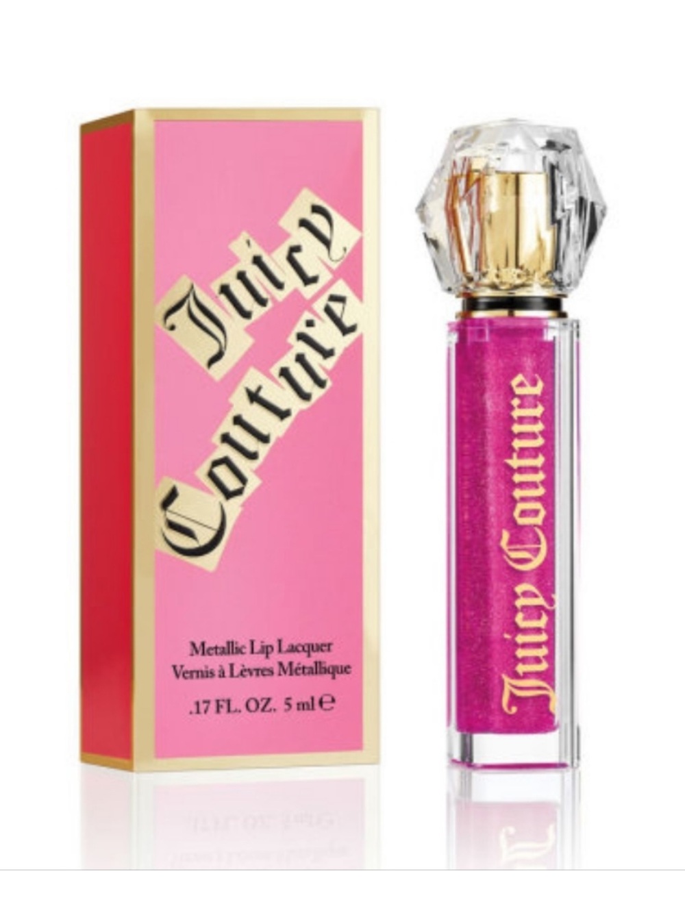 Juicy Couture Metallic Lip Lacquer 01 Femme Metale Liquid Lipstick, Discontinued